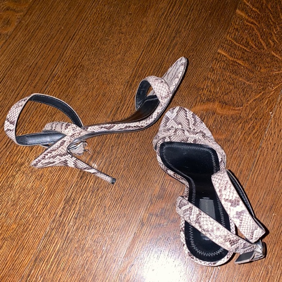 Alexander wang snake embossed leather Antonia sandal size 37 - Picture 3 of 4